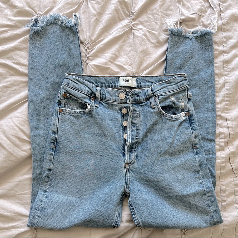 AGOLDE high waisted skinny jeans 26